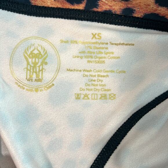 NEW $98 FREE PEOPLE we are HAH shorts Lanka XS leopard print - Picture 7 of 7
